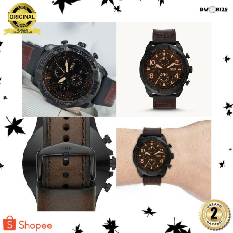 F0*sil FS 5713 JAM TANGAN PRIA WANITA | RANTAI | KULIT | KARET | MURAH | PRIA BOX