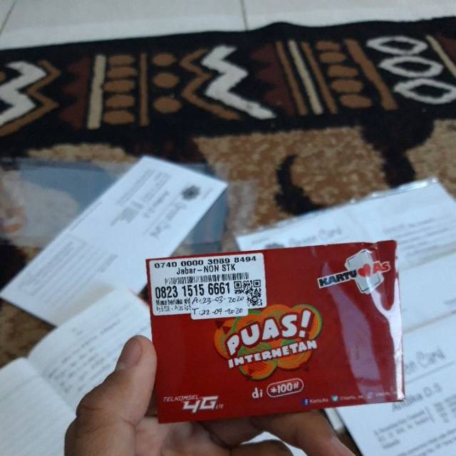 Nomor cantik kartu AS ekor 6661