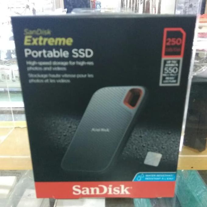 SANDISK SSD EXTREME PORTABLE 250GB EXTERNAL