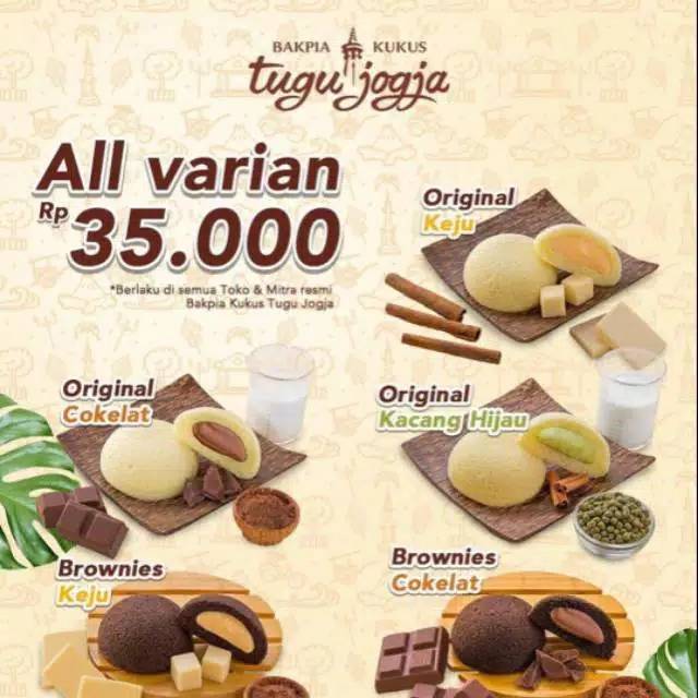 Bakpia Kukus Tugu Jogja Isi 10 biji Murah Surabaya