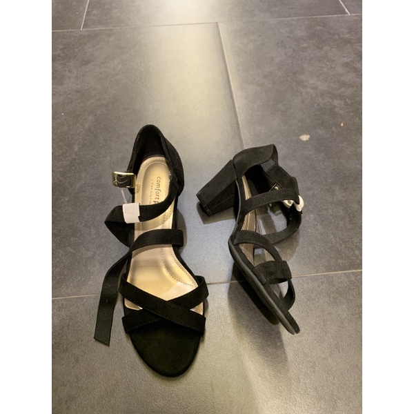 Comfort Plus Ww Mona Black payless Block heels