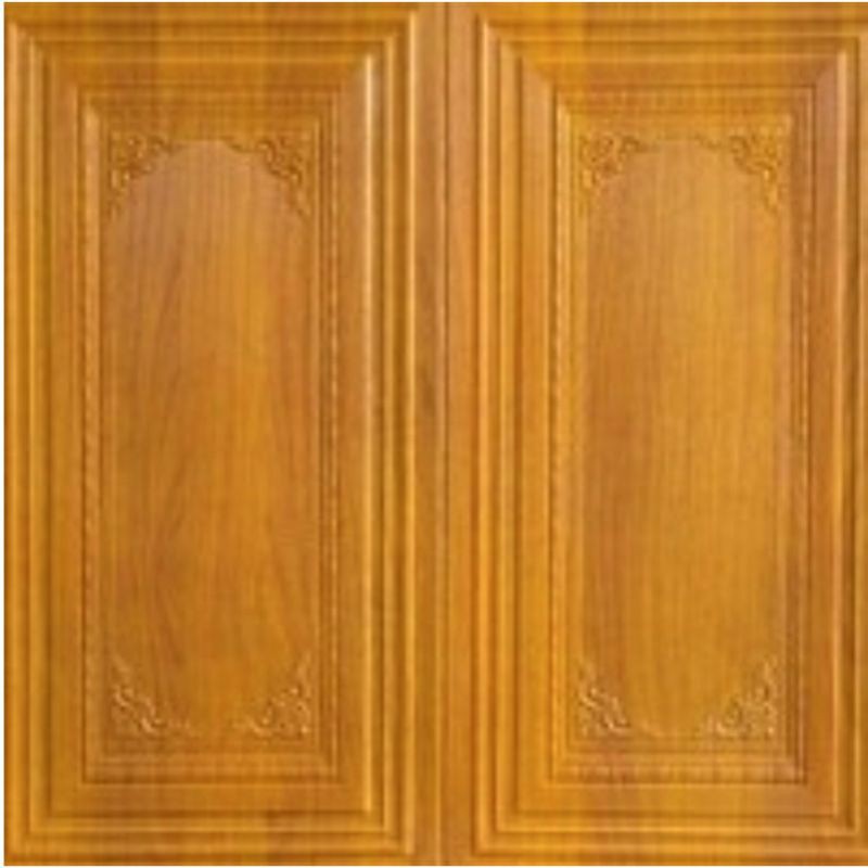 Wallpaper Dinding 3D Foam Motif Pintu Jati 70x90 cm Tebal Dekorasi Dinding
