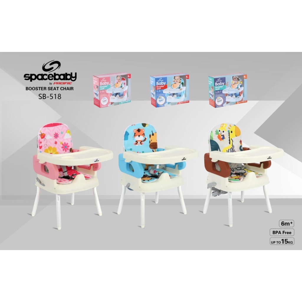 SpaceBaby Space Baby Seat Booster SB 518 SB 917 SB 918 SB 919 Baby  High Chair Kursi Makan Bayi