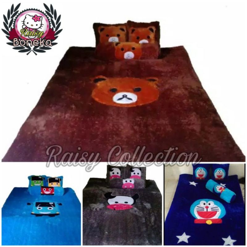 karpet bulu doraemon - karpet lantai - karpet karakter - kasur karakter anak - matras - kasur karpet