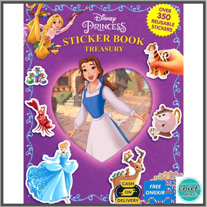 

Buku Stiker Buku Stiker Anak Buku Princess Sticker Book Treasury DISNEY PRINCESS