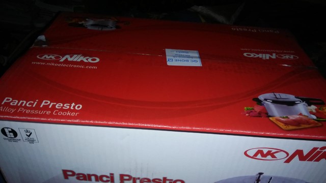 Panci Presto Niko 8 Liter 24 Cm Tutup Kaca Pressure Cooker Niko 2 In 1