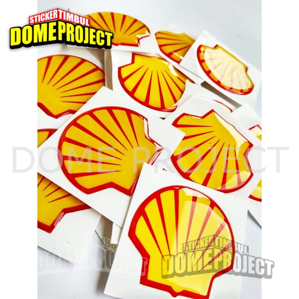 SHELL STIKER EMBLEM RESIN LENTUR AKSESORIS KACA MOBIL STIKER BODY STICKER OUTDOOR STIKER BODY MOBIL