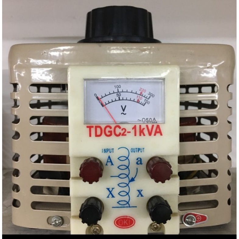 Slide Regulator OKI 1000 Wat TDGC2-1KVA