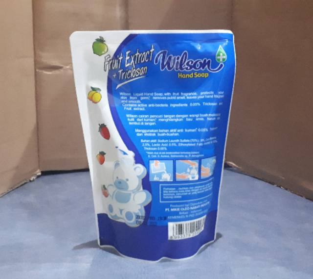 Wilson Hand Soap anti bakteri pembunuh kuman 300ml sabun cuci tangan cair baby bayi termurah