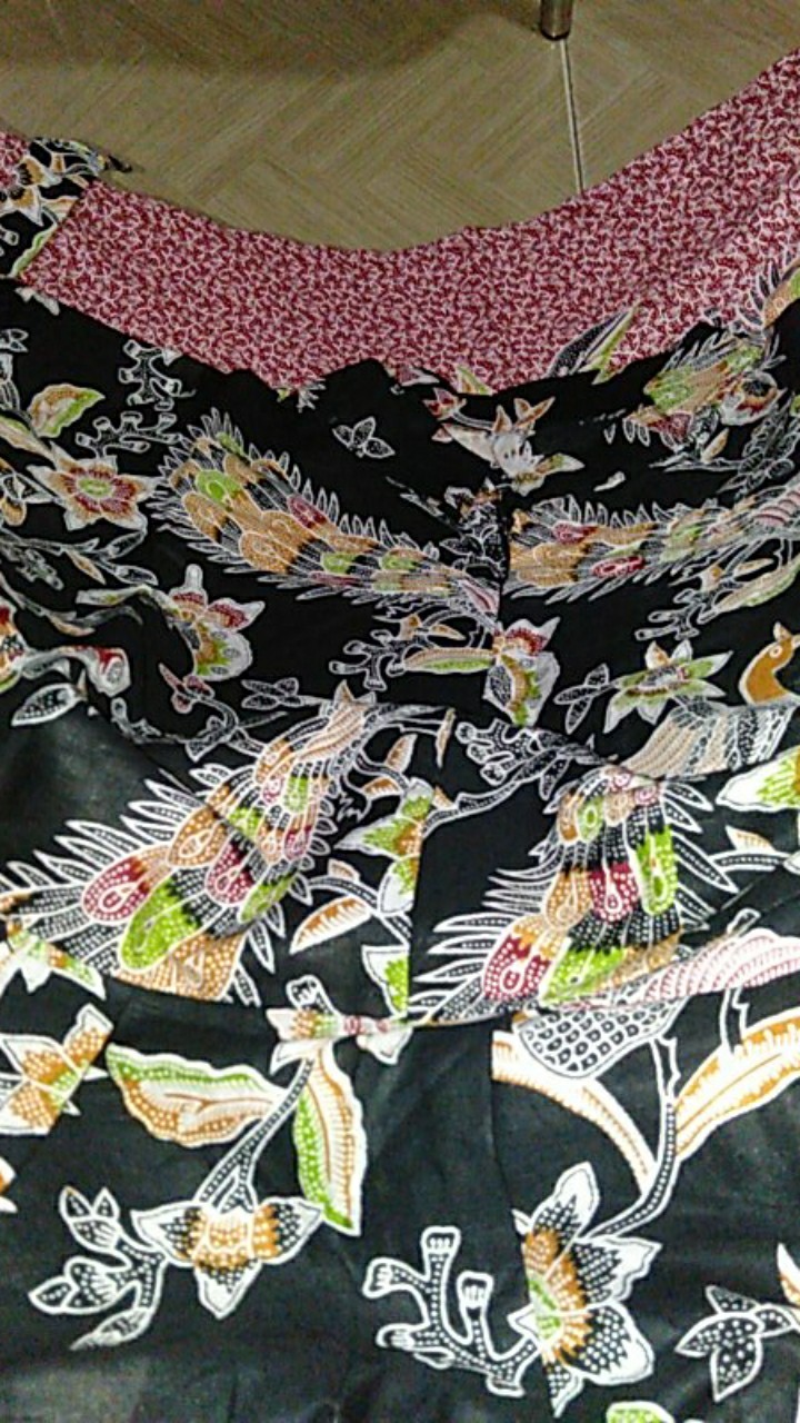 Gamis Batik (cod) Manggar Gamis Batik Pesta Model Terbaru