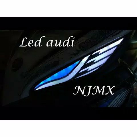 Stiker sticker variasi lampu senja NEW jupiter mx 135 V3 bisa bayar COD