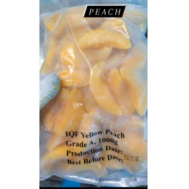 

frozen slice peach IQF
