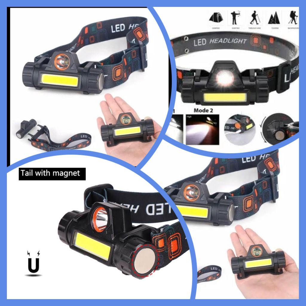 HARGA PABRIK  SENTER KEPALA HIGH POWER HEADLAMP RECHARGEABLE