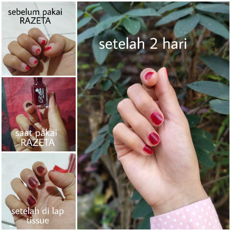 RAZETA CERIA NAIL HENNA/KUTEK MUSLIMAH SAH SHOLAT / NAURAA TUFFAH ASHOKA CERIA HENNA INAI KUKU BUKAN PEEL OFF