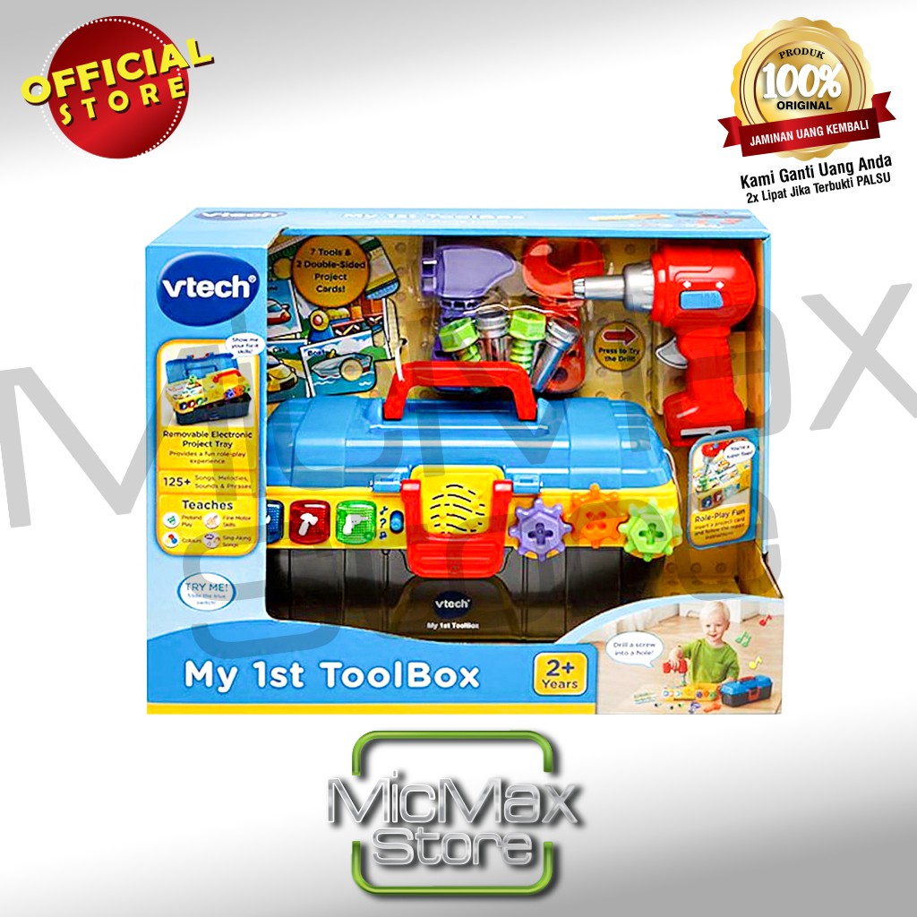 VTech My 1st ToolBox Tool Box Mainan Bayi