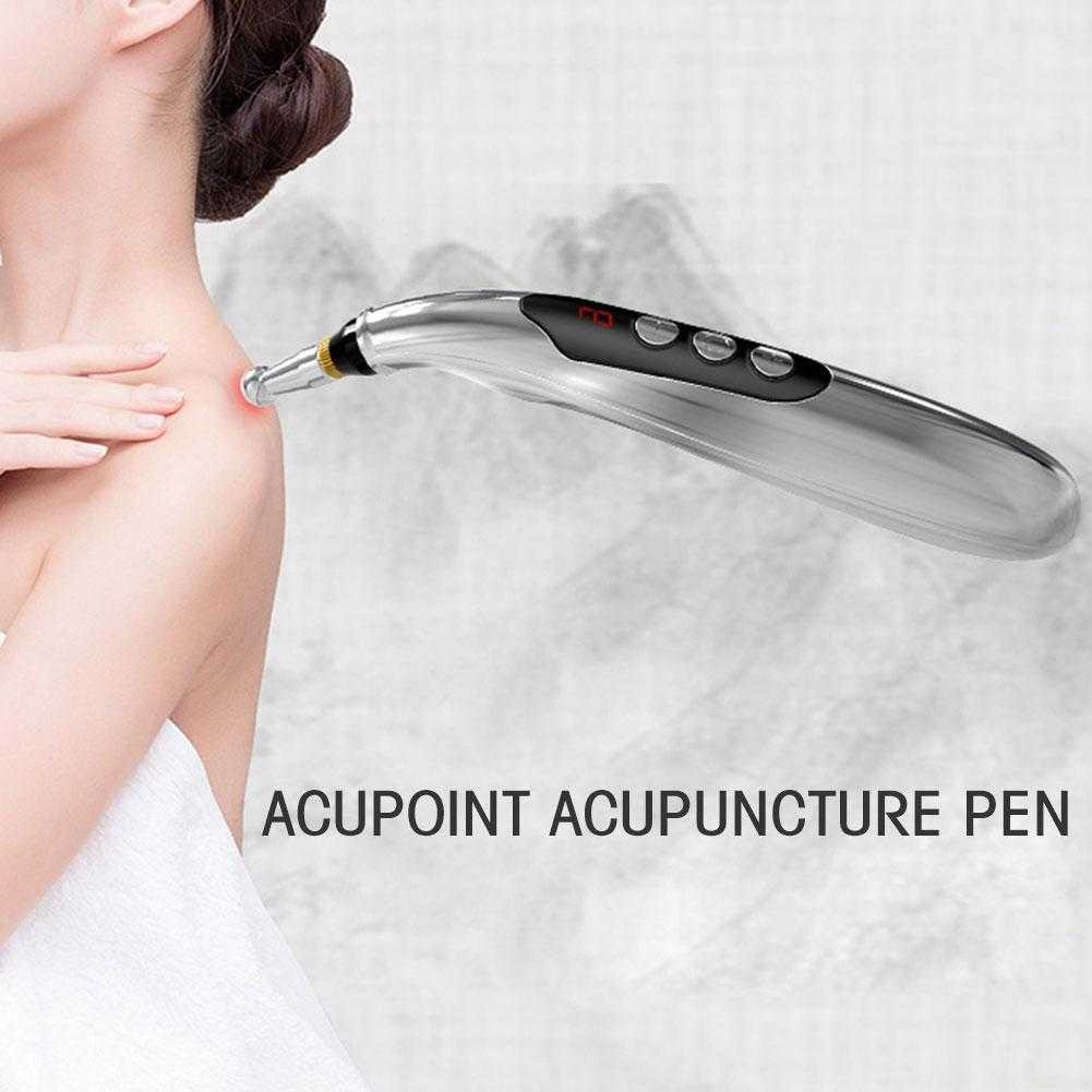 Alat Akupuntur Elektrik Magnetic Therapy Pen Massager 9 Gears