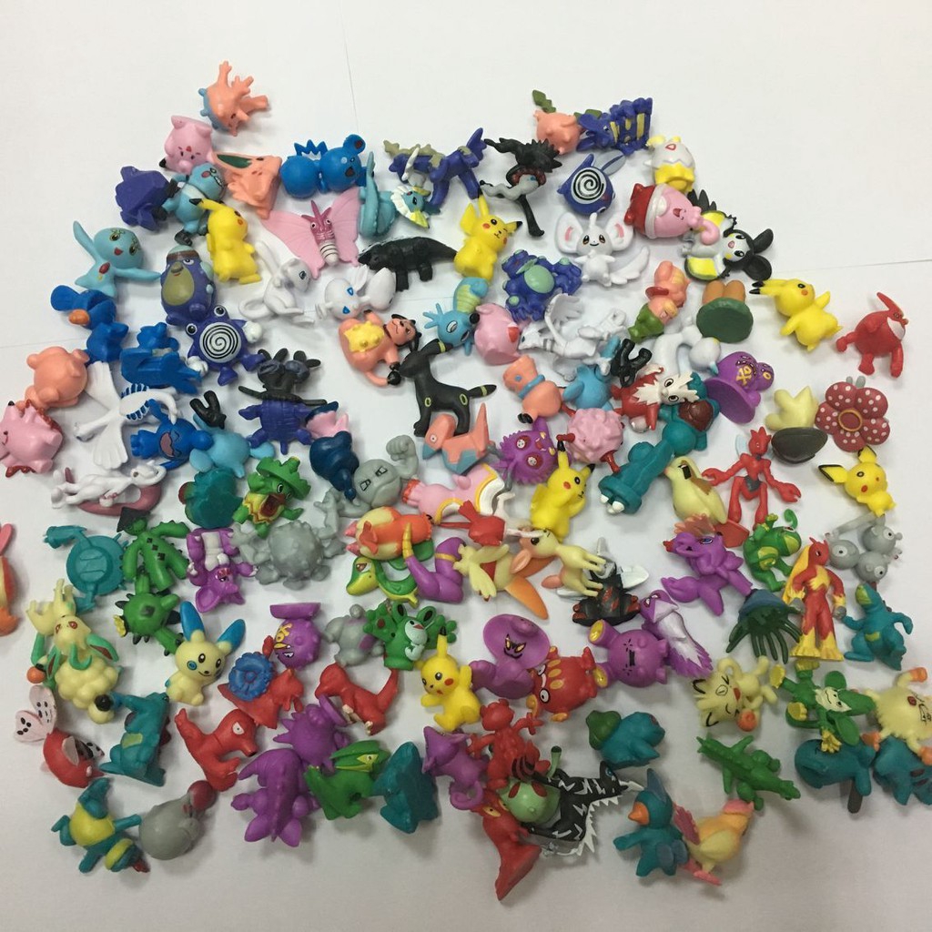 【 24pcs New！！！】  Mini Pokemon Action Figure Pokémon Go Monster Vinyl Toys for Boy Children Gift