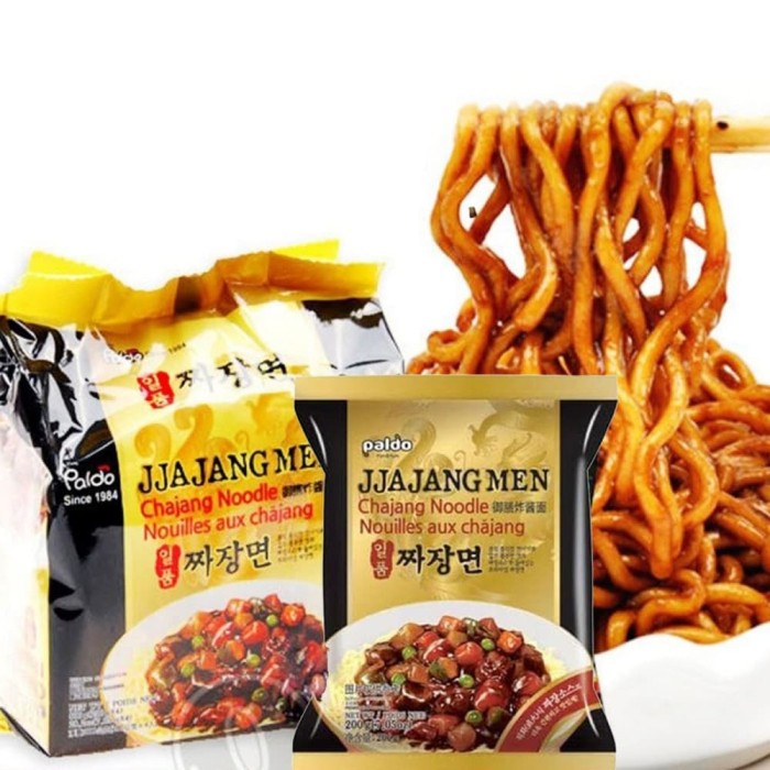 

Pasta-Aneka- Paldo Jjajangmyun 1 Pack Isi 4 Pcs -Aneka-Pasta.