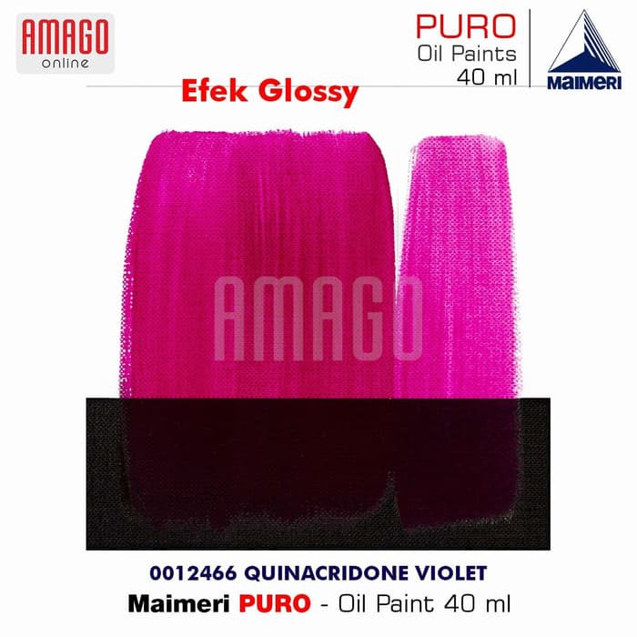 MAIMERI PURO - OIL PAINT - QUINACRIDONE VIOLET - 40ML - M0012466