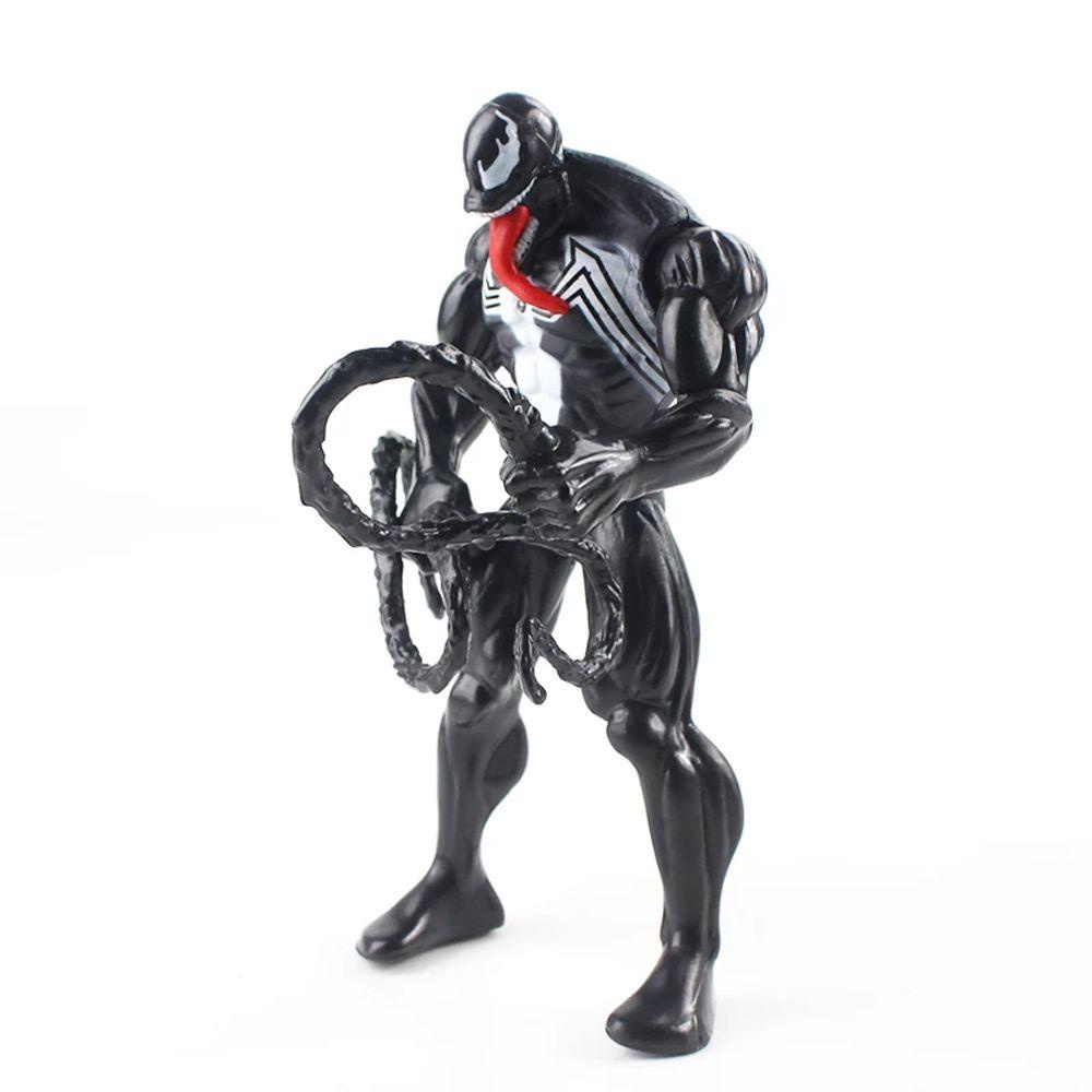 [Elegan] Venom Film Hitam PVC Mainan Model Marvel