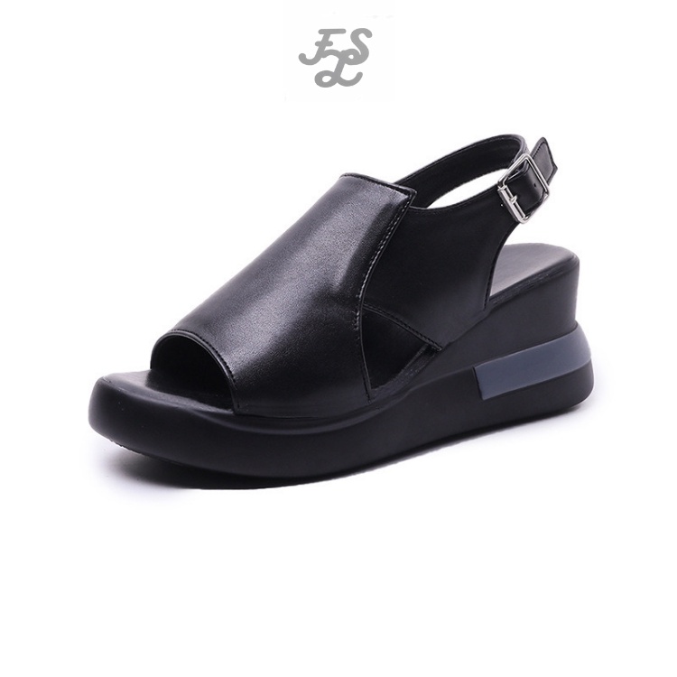 LUMMYSHOP SANDALS WANITA WEDGES CLAIRE 2 WARNA IMPORT
