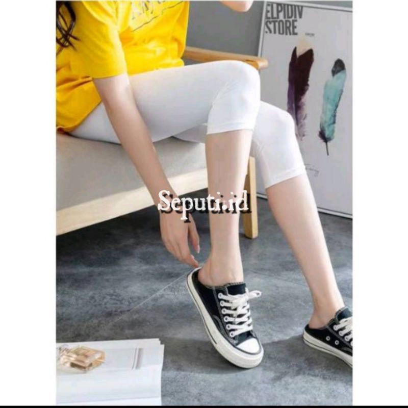 Legging Pendek 3/4 Bahan Spandek Premium By Seputi