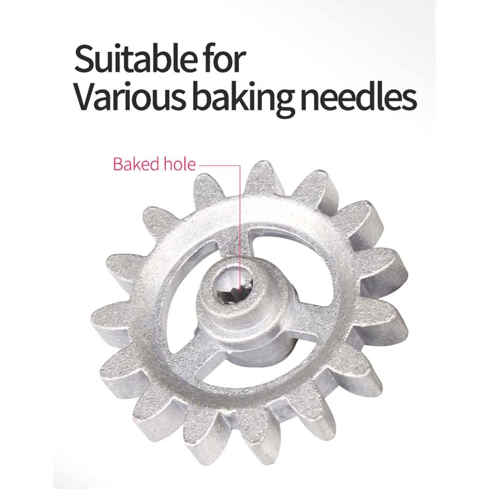 [Elegan] Rotary Frame Aksesoris Rolling Adjustable DIY Tusuk Alat Tipe Datar Jarum Kue Barbekyu BBQ Aksesoris