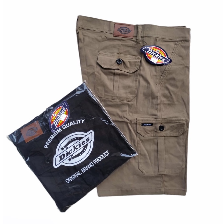 Celana Pendek Cargo Pria Celana Pendek Pria Model Cargo Bahan Twill Melar Tebal Halus PDL Size 27-44