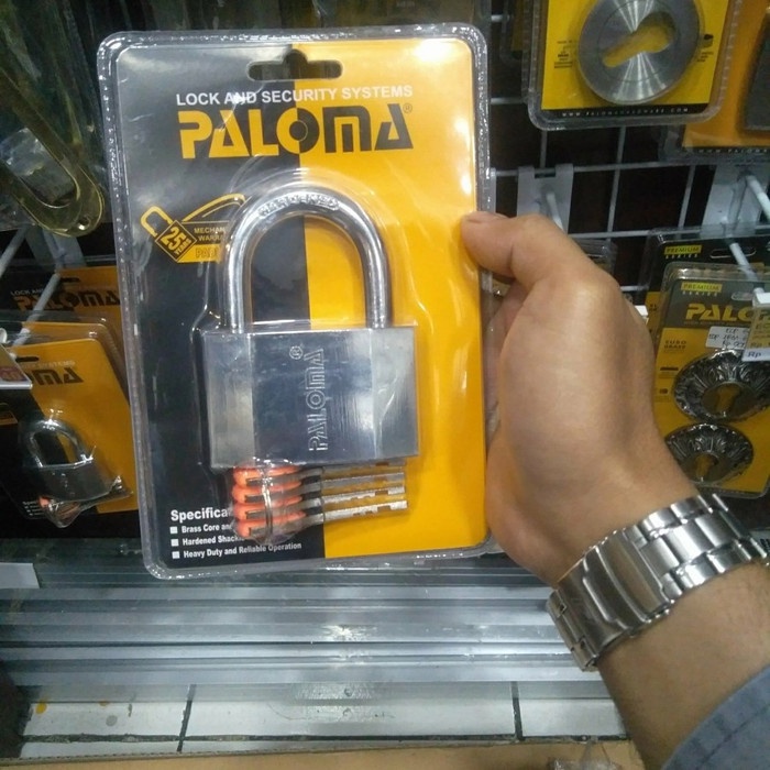 Paloma Gembok Kunci PadLock PLP 504 P-500 70MM SHORT CH