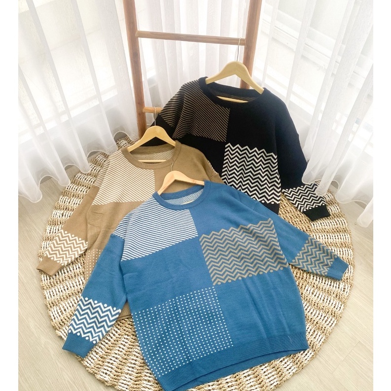 ZILLIA SWEATER OVERSIZE - sweater rajut / sweater murah / sweater rajut oversize