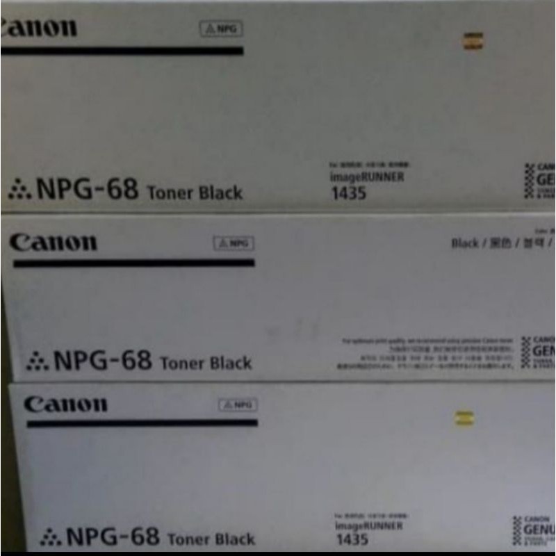 toner Canon npg -68 black original ir1435dan 1425if