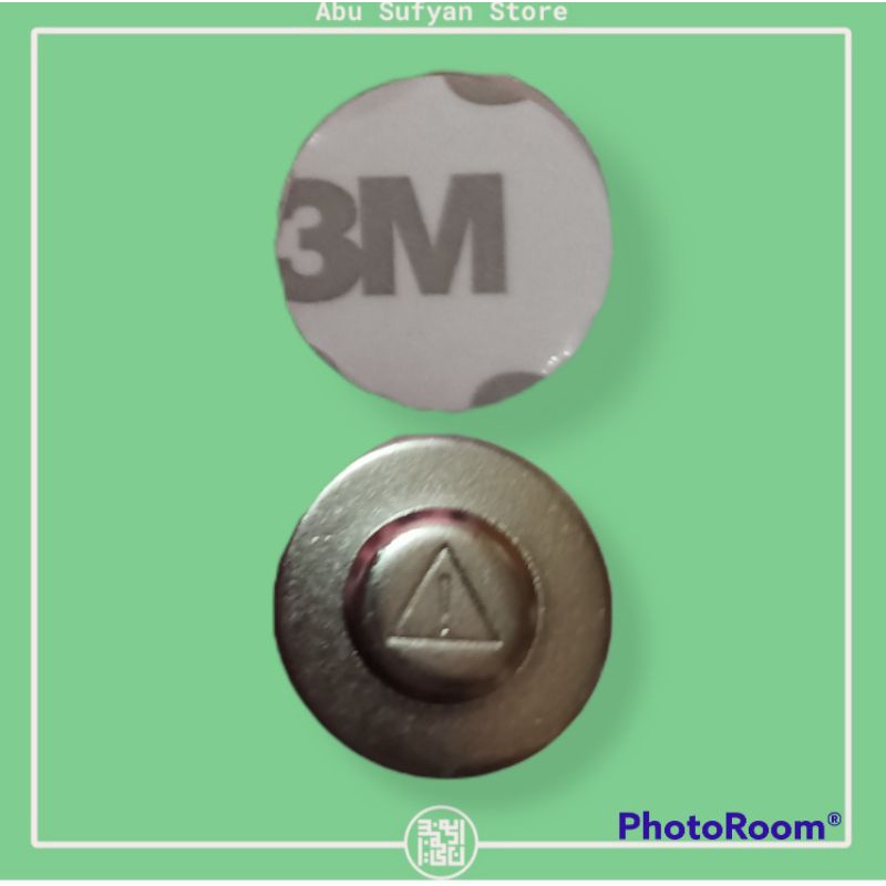 

Magnet Bulat Nametag Nama Dada Pin Lencana Wing Original