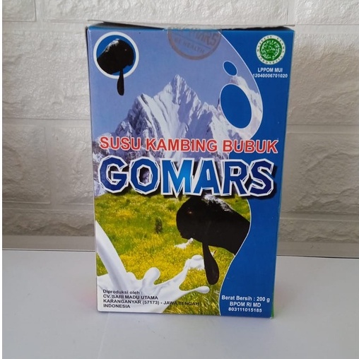 

Susu Kambing Bubuk Gomars 200 gram