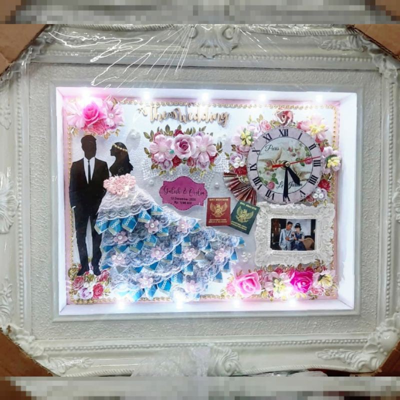 Mahar siluet pengantin