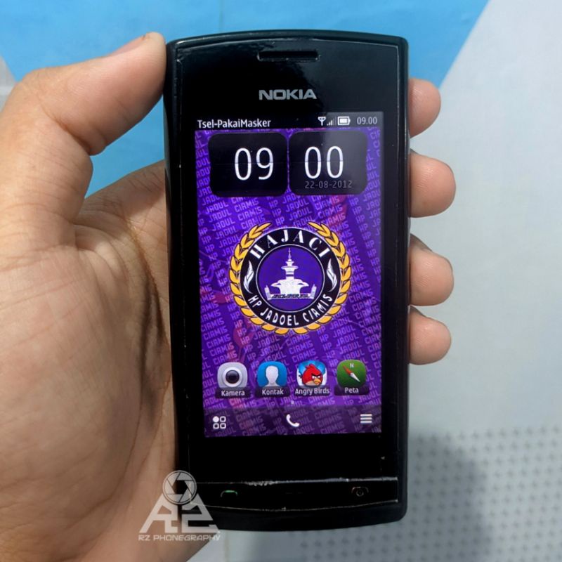 Nokia 500 Symbian Belle Hitam