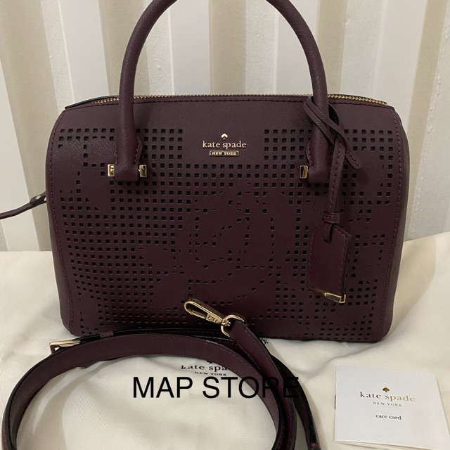 Kate spade cameron street maroon second original
