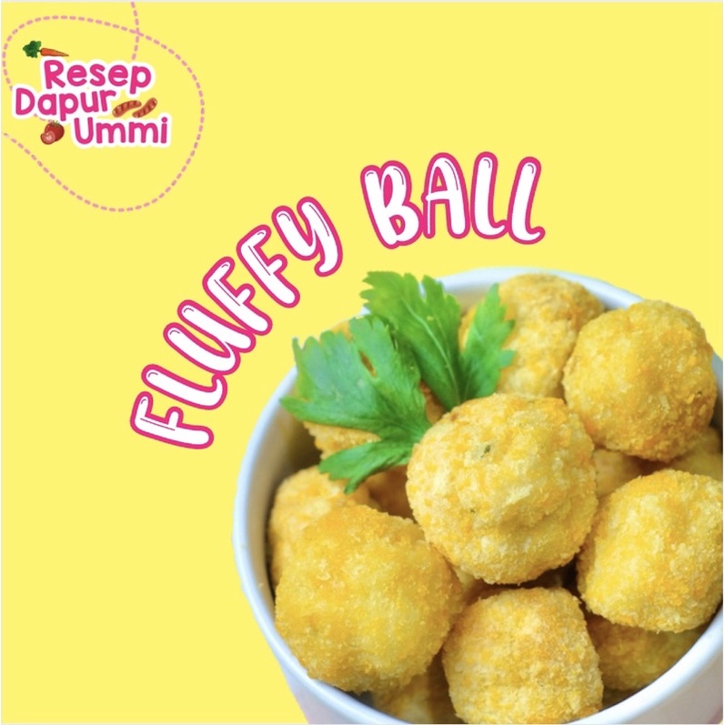 

FLUFFY CHICKEN BALL HOMEMADE Non MSG Frozen Food Resep Dapur Ummi