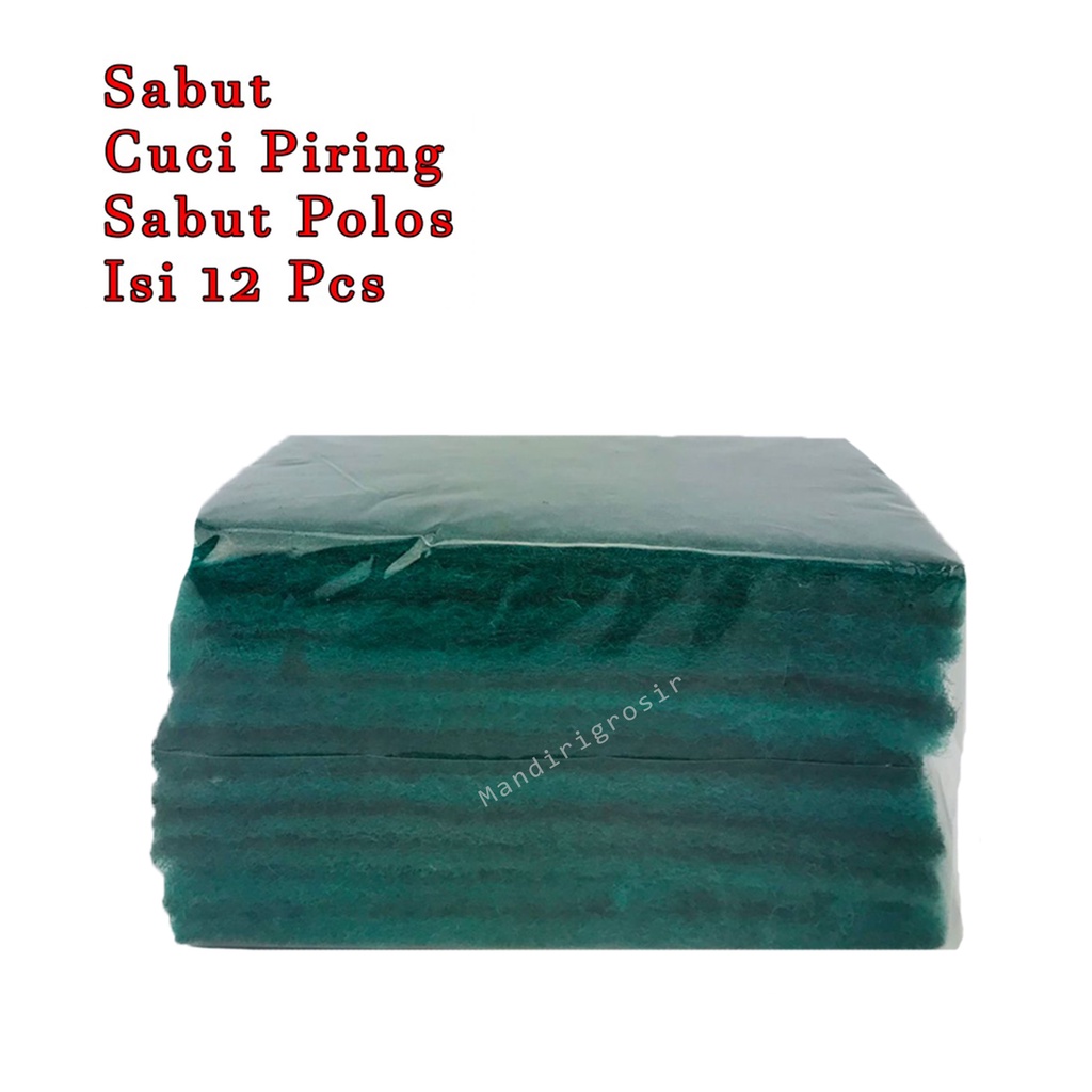 Sabut Polos * Susemi * Sanlight * Sabut Cuci Piring * 12pcs