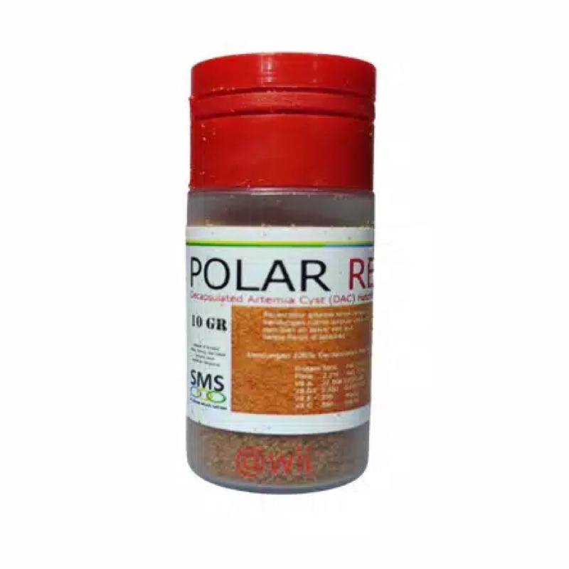 Polared Polar Red 10 Gram Artemia Instant Shell