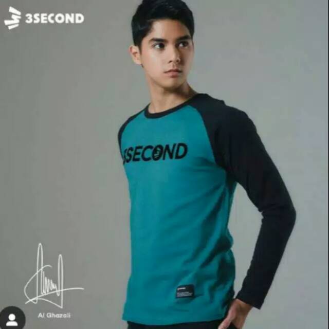 Kaos lengan panjang pria 3SECOND ORIGINAL