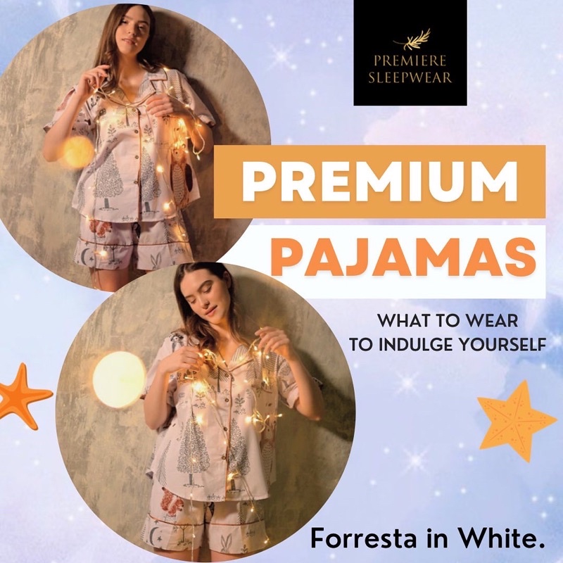 CLEARANCE SALE Shortpants set Piyama Wanita by PREMIERESLEEPWEAR cotton pajamas-6