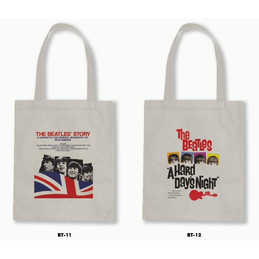 TOTE BAG RESLETING - THE BEATLES 01