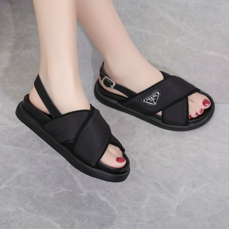 Sandal Wanita 0104900 Sandal Wanita Import Nappa Tali Belakang