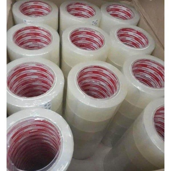 RF Lakban Lindy Bening 48 mm Solasi Isolasi Selotip TRANSPARANT 2" 2 inci 90 yard nano tape opp