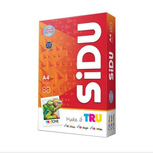 

Kertas HVS Sinar Dunia / SIDU A4 80gsm 1 Rim- SHSNP