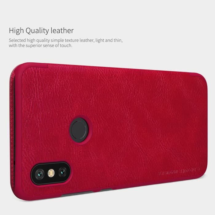 Flip Cover Xiaomi Mi 6X A2 Nillkin Qin Leather Flip Hard Case Original