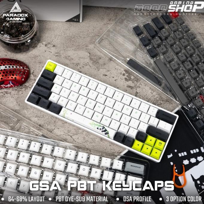 Paradox GSA-PBT Dye-sub /Keycaps GSA PBT Dye-sub Termurah