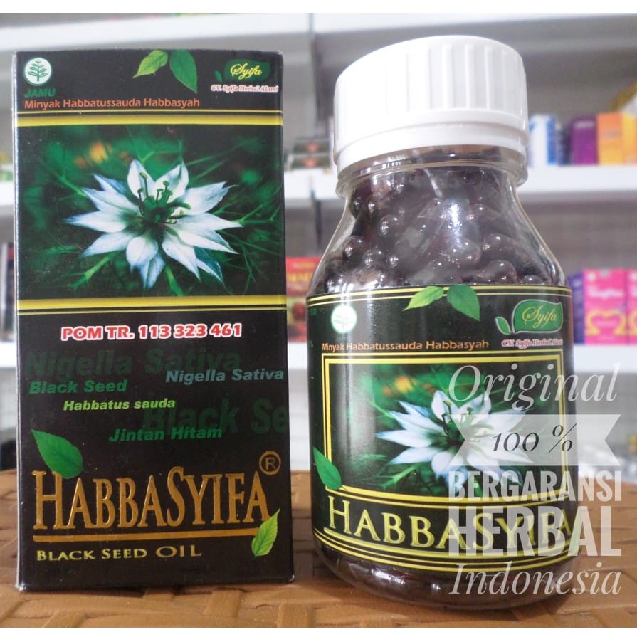 MINYAK HABBATUSSAUDA HABBASYIFA 200 KAPSUL HABBATUSSAUDAH HABBASYIFA 200 Agen Grosir Murah Asli Ori