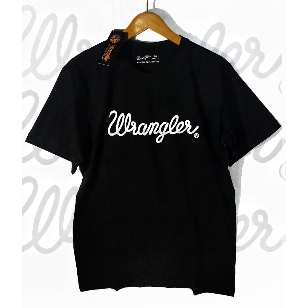Kaos wrangler hitam premium