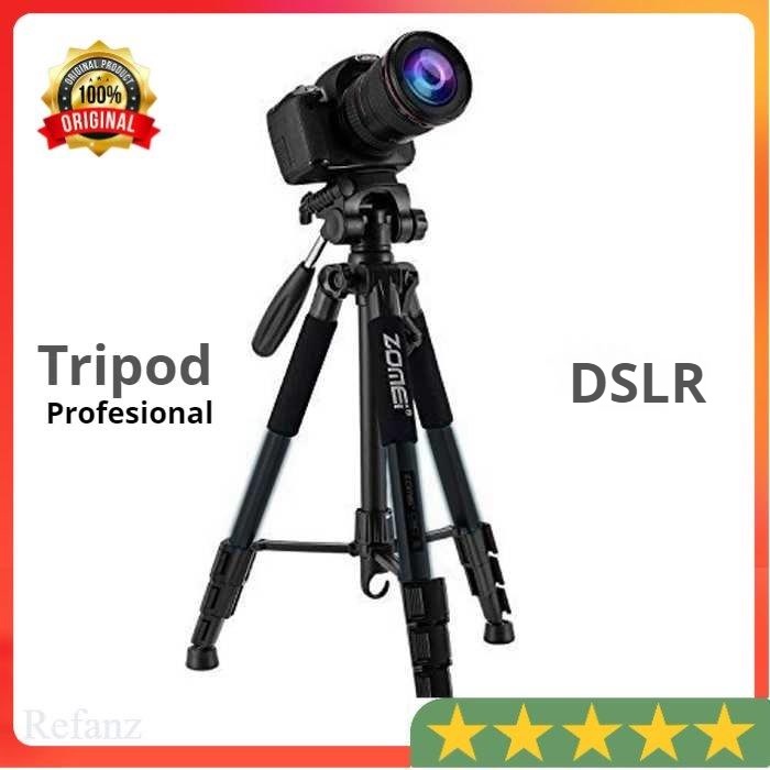 Zomei Tripod Kamera Professional DSLR Tripod &amp; Pan Head - Q111